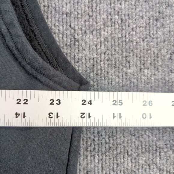 Vintage Huzu 1/4 Zip Sleeveless Vest Size XXL Black Made in USA - Picture 6 of 13